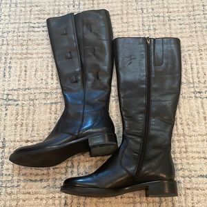 Ecco Black Riding Boots